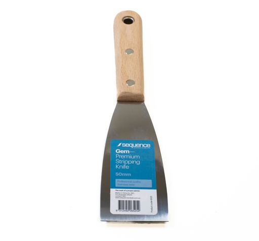 [ROKSET.6525] Scraper 50mm SS Wooden Handle Rokset