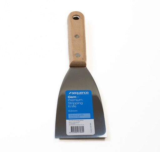 [ROKSET.7464] Scraper 63mm SS Wooden Handle Rokset