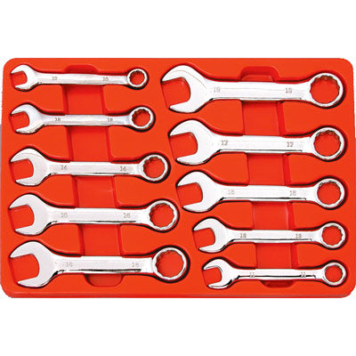 [RT.RT7298] Combination Spanner Set Stubby 10-19mm 10Pc RyTool
