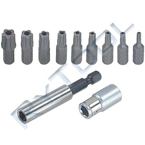 [RT.RT9728] Bit Set Torx 5 Point 11pc RyTool