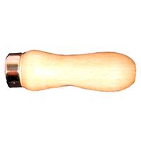 [SJ.AH-U286] File Handle 3" Wood S&J