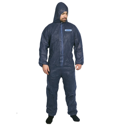 [STEEL.300000/M] Coverall Blue M Polypropylene Combat