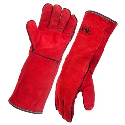 [STEEL.438143] Welding Glove Gauntlet Red Hot Shot Kevlar Stitch