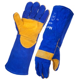 [STEEL.438146] Welding Glove Gauntlet Blue Kevlar Stitch SteelDri