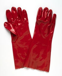 [STEEL.440045] Glove Chemical PVC Red 45cm SteelDrill