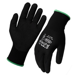 [STEEL.481100/9] Glove Synthetic Stealth Ronin Green Band sz9 L