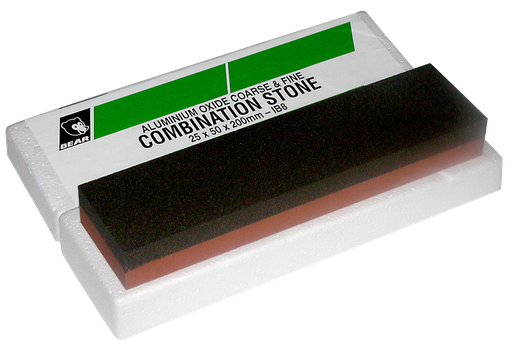 [STONE.BE173304] Combination Oil Stone 25x50x200mm Alox Oil Filled