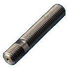 [STUD10M35.BS] M10x35 Stud Engineers Bright