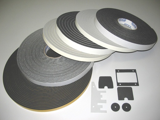 [STYLUS.6835] Tape Foam Single Sided 20x4.8mm 15.2m Black