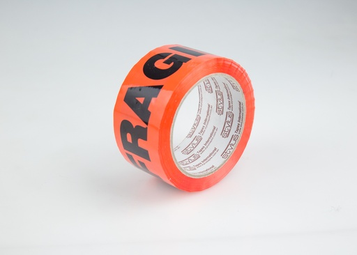 [STYLUS.3906] Tape "Fragile" Flouro Orange 48mm x66m SP101