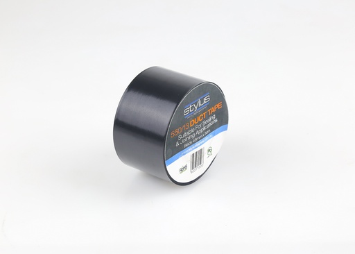 [STYLUS.4410] Tape Duct Black 48mmx30m PVC