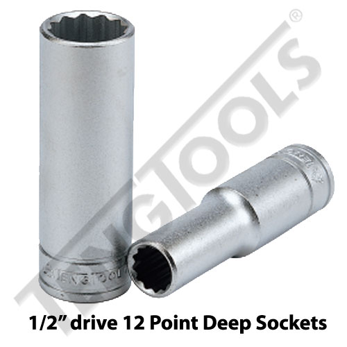 [TG.120218-C] Deep Socket 9/16 1/2dr 12 Point Teng **Discontinued