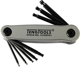 [TG.1476NTX1] Key Wrench Set Fold Up Torx Ball T9-T40 Teng