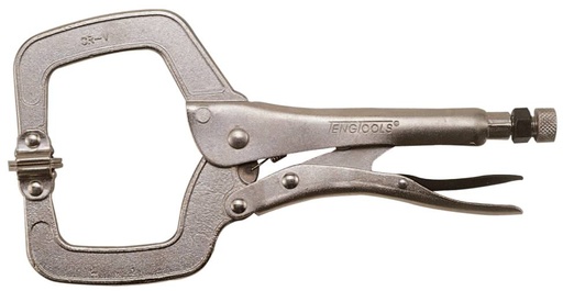 [TG.406P] Locking Plier C Clamp 280mm Swivel Pads Teng