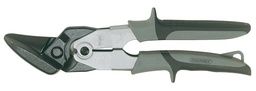[TG.493] Aviation Snips Right Cut Offset Grey Teng