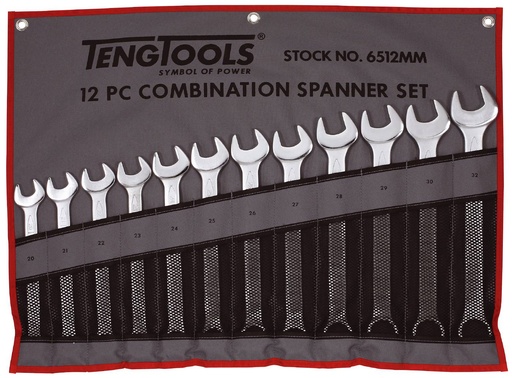 [TG.6507JMM] Combination Spanner Set 33-50mm 7pc Pouch Teng