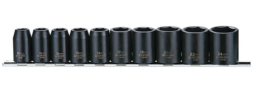 [TG.9381] Impact Socket Set 3/8dr 8pc Teng