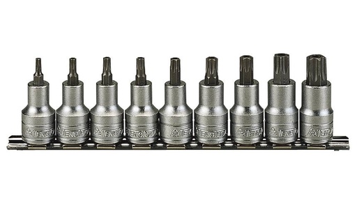 [TG.M1213TPX] Torx Socket Set 1/2dr Tamperproof 10pc Teng