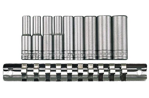 [TG.M1407] Socket Set 1/4dr 6pt 9pc Teng