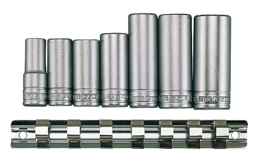 [TG.M3807] Socket Set 3/8dr Deep 7pc Teng
