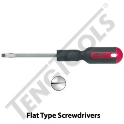 [TG.MD928] Screw Driver Slotted 6.0x38mm Stubby Teng
