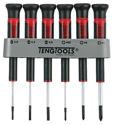 [TG.MDM706] Screw Driver Set Precision 6pc With Stand Teng