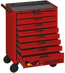 [TG.TCW808N] Tool Box Roll Cabinet 8 Drawer 8 Series Red Teng