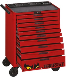 [TG.TCW810N] Tool Box Roll Cabinet 10 Drawer 8 Series Red Teng