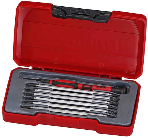 [TG.TM708] Screw Driver Set Precision Interchangeable 8pc Teng