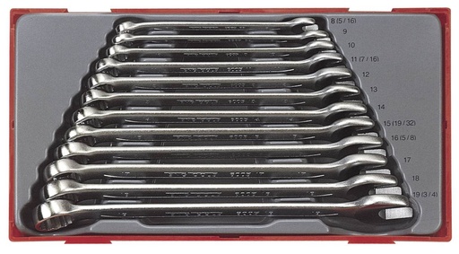 [TG.TT1236] Combination Spanner Set 8-19mm 12pc Tray Teng