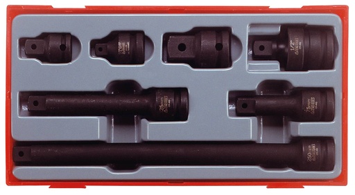 [TG.TT9207] 7 Pc 1/2" M Drive Impact Accessories TC-Tray Teng