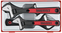 [TG.TTADJ04] Adjustable Wrench Set 4 Pc Tray Teng