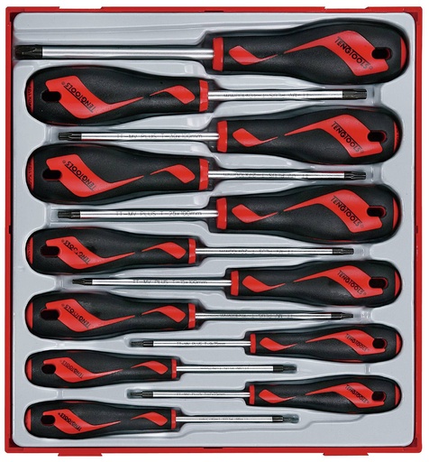 [TG.TTD912TXN] Screw Driver Set Torx 12pc Tray Teng