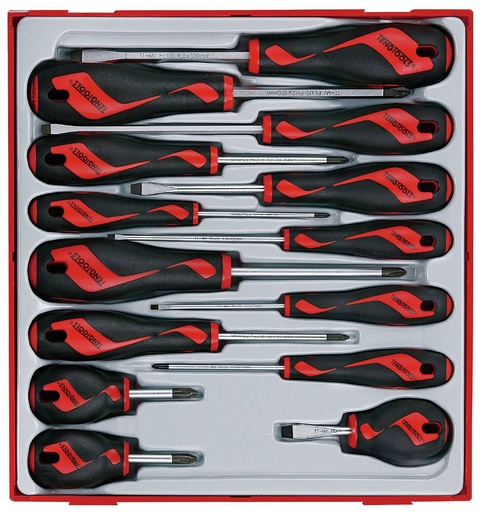 [TG.TTD914N] Screw Driver Set 14pc Tray Teng