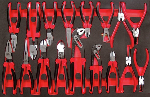 [TG.TTEMB17] Plier Set 17pc EVA Teng
