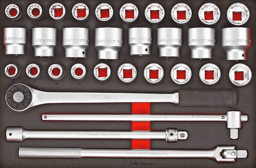 [TG.TTESK32] 88  Pc EVA Tool Set 3/4" Dr Teng