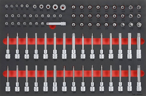 [TG.TTESK85] Socket Set 1/4dr & 3/8dr & 1/2dr 85pc EVA