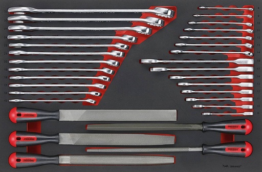 [TG.TTEX32] Combination Spanner Set & Files 8-32mm 32pc Teng