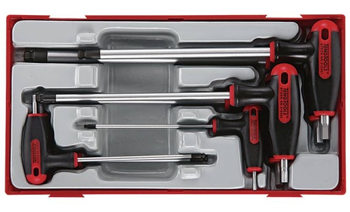 [TG.TTHEX7] 7 Pc Hex T-Handle Set 2.5-8mm TC-Tray Teng