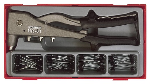 [TG.TTHR81] Riveter Set 81Pc Heavy Duty With Tray Teng