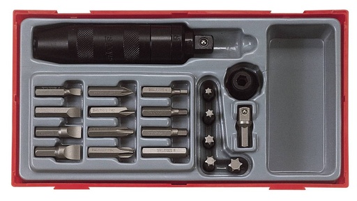 [TG.TTID20] 20 Pc 1/2" Dr Impact Driver Set TC-Tray Teng