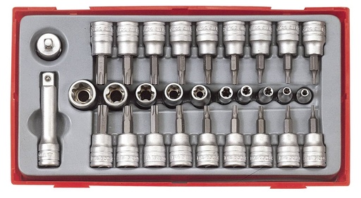 [TG.TTTX30] Socket Bit Set 30pc Torx Set TC-Tray Teng