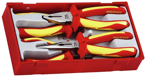 [TG.TTV440] Plier Set 4pc 1000V Insulated Tray Teng