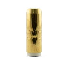 [TM.4491-2] MIG Nozzle Bernard 400 Cylindrical 19mm Brass 2pk Torchmaster