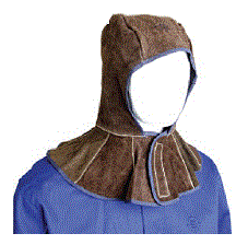 [TM.AP3000C] Welding Hood Leather Charcoal Brown