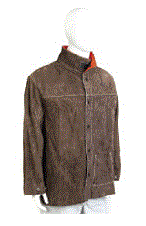 [TM.AP5130XXL] Welding Jacket Leather Charcoal Brown 2XL