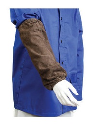[TM.AP9101] Welding Sleeves Leather Charcoal Brown 40cm
