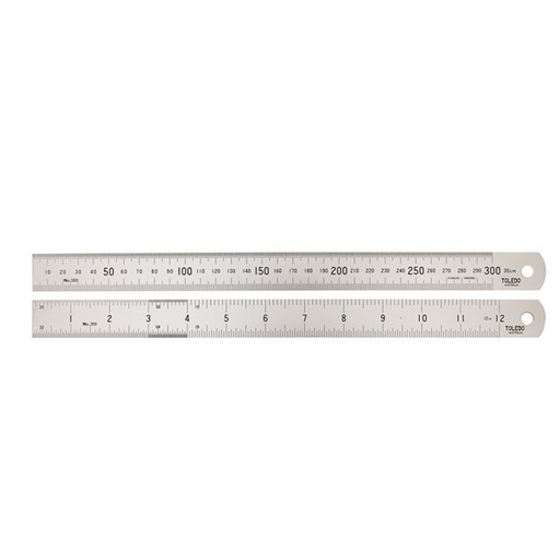 [TOL.150B6] Rule 150mm M/E One Round End Toledo