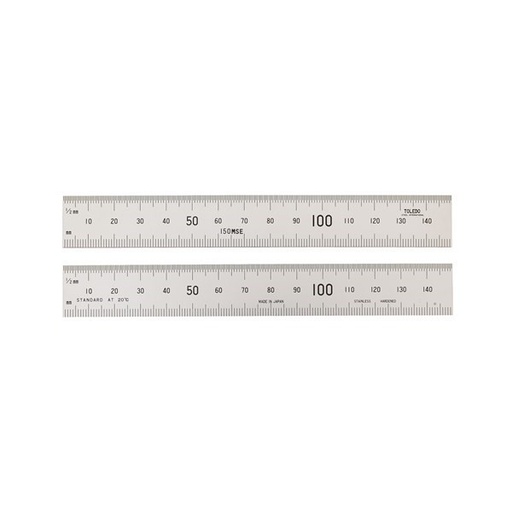 [TOL.150MSE] Rule 150mm Metric Two Square Ends Toledo