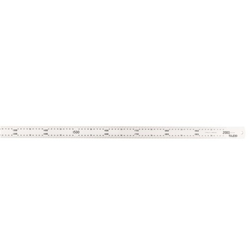 [TOL.2000M] Rule 2000mm Metric One Round End Toledo
